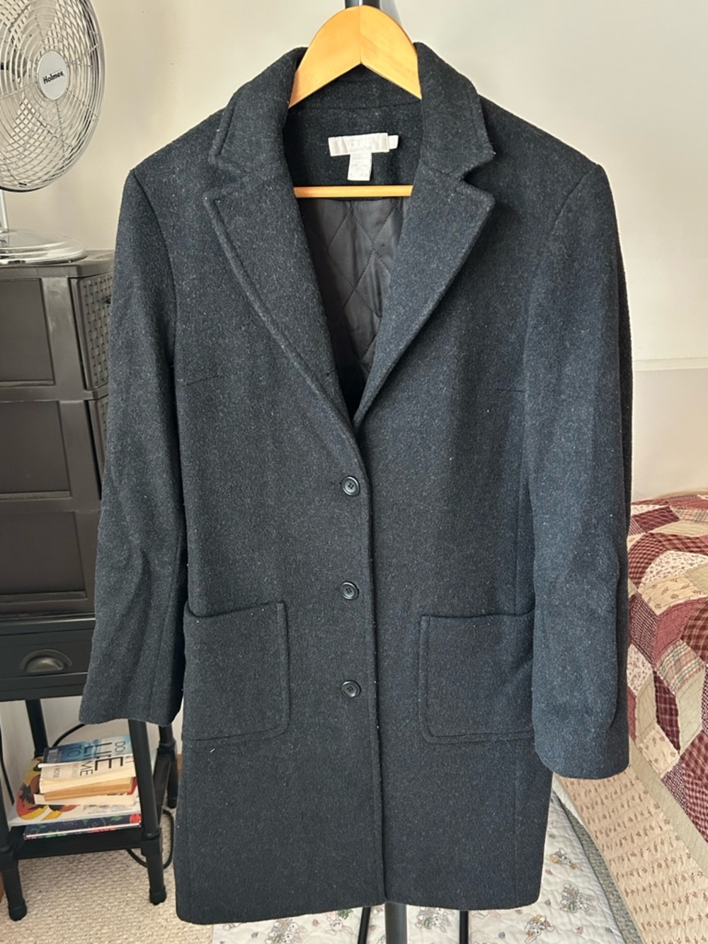 J. Crew Long Wool Coat Overcoat Medium